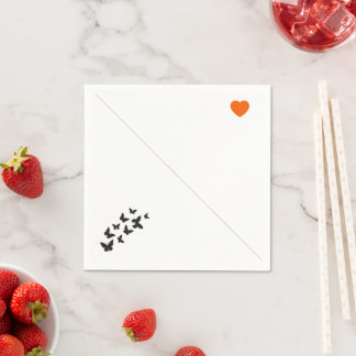 Papier Napkins, 4,75"l x 4,75"w Serviette