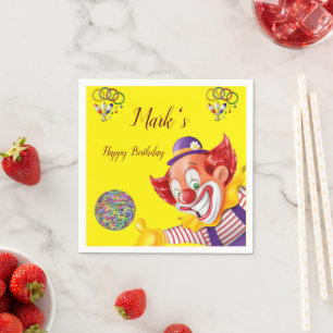 Papier Napkins, Clowns Serviette