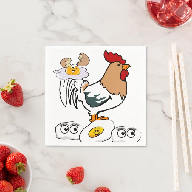 Papier Napkins, Hühnereier Napkins Serviette (Beispiel)