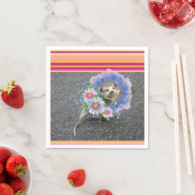 Papier Napkins, Opossum, Blütenblätter Serviette (Beispiel)