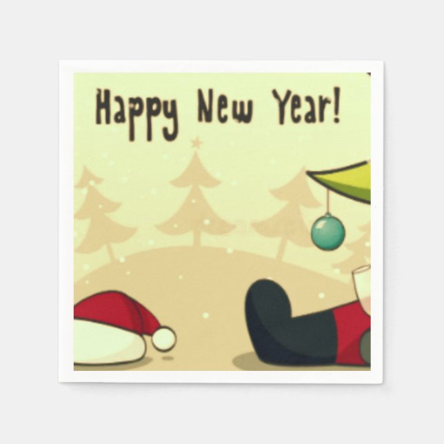 Papier Napkins, Standardcocktail Serviette (Vorderseite)