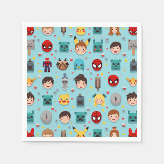 Papier Napkins, Standardcocktail Serviette