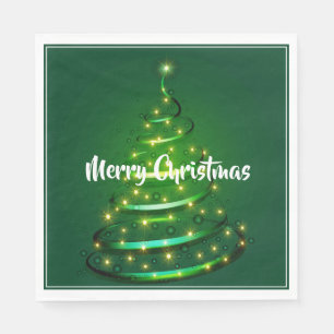 Papier Napkins-Weihnachtsbaum Serviette