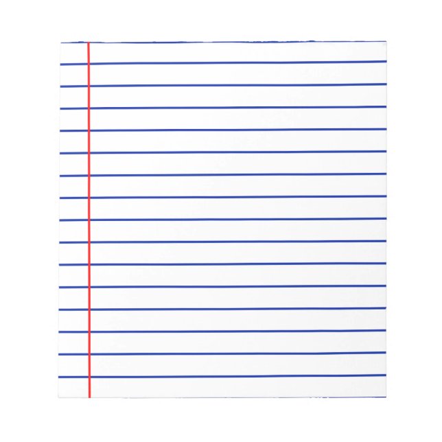 Papier Notizblock (Vorderseite)