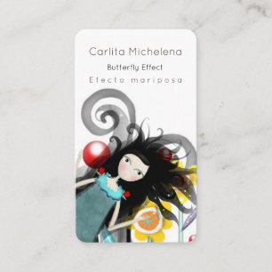 Papier-Puppen-Visitenkarten Visitenkarte