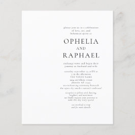 PAPIER QR Code Schwarz-weiße Bohemische Hochzeitse