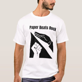 Papier schlägt Stein T-Shirt