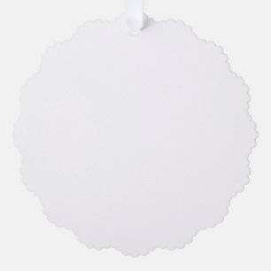 Papier-Schmuckkarte Ornament Karte