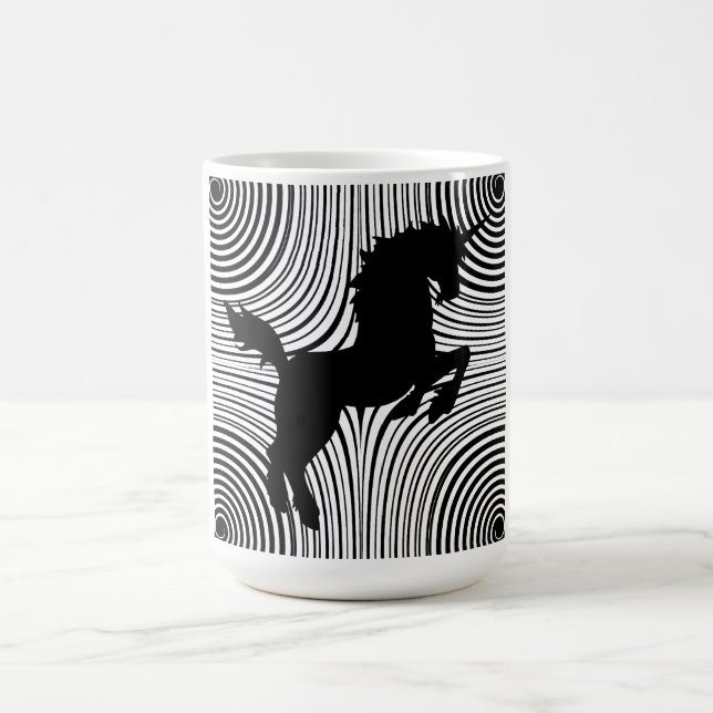 Papier-Schnittunicorn-Tasse Tasse (Mittel)