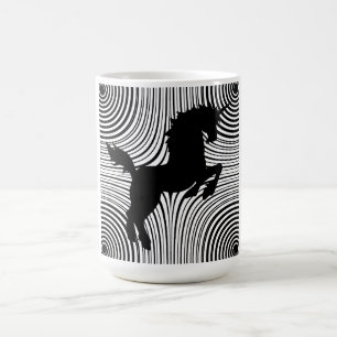 Papier-Schnittunicorn-Tasse Tasse