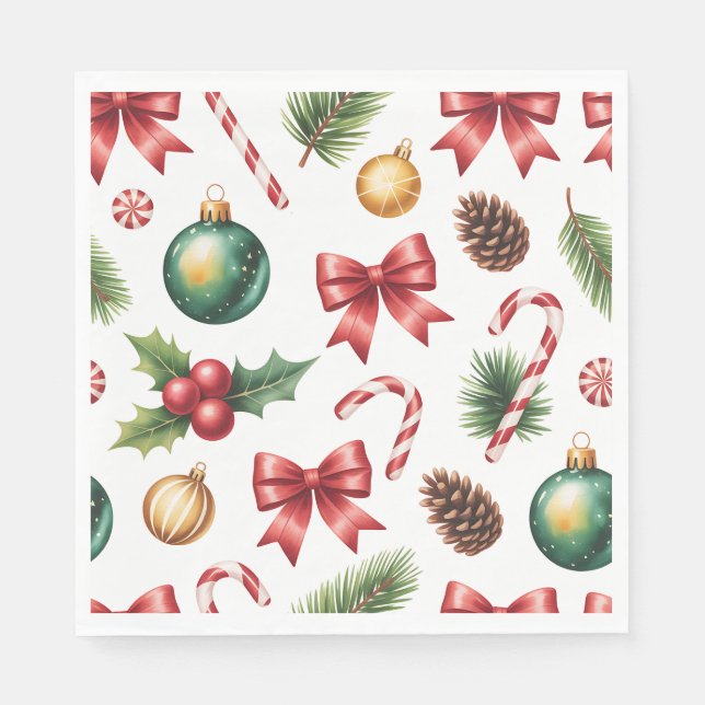Papier Serviette-Weihnachtsgeschirr Serviette (Vorderseite)