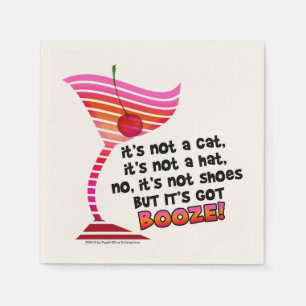 PAPIER-SERVIETTEN - ABER ES HAT ALKOHOL! SERVIETTE