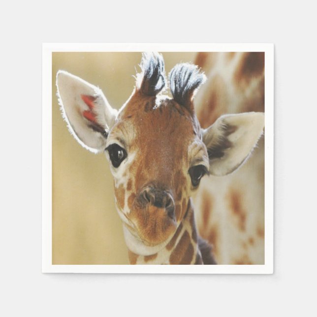Papier Servietten Giraffe (Vorderseite)