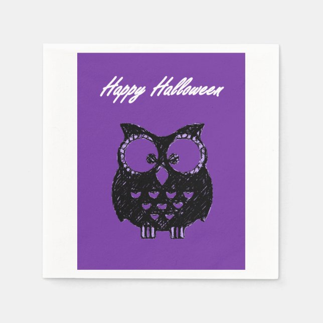 Papier Servietten Halloween (Vorderseite)