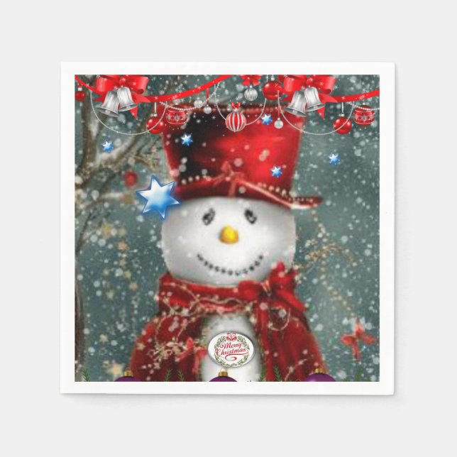 Papier Servietten Weihnachten (Vorderseite)