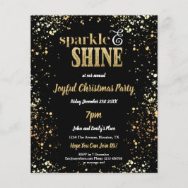 PAPIER Sparkle Shine Gold Black Christmas Party