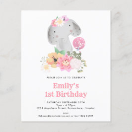 PAPIER | Sweet Elephant Einladung zum ersten Gebur