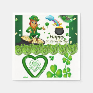 Papier-Taschentücher St. Patrick's Day Serviette