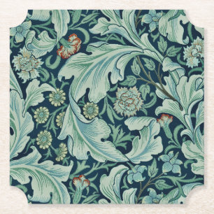 PAPIER UNTERSETZER: WILLIAM MORRIS : FLORAL UNTERSETZER
