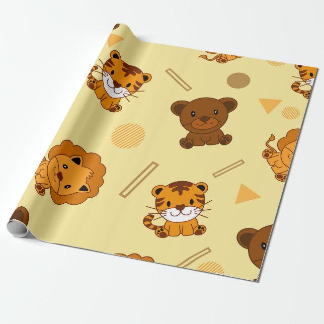 Papier zum Tierabwracken Geschenkpapier (Ungerollt)
