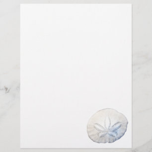 Papier zur Stationierung von Sand-Dollar-Foto Briefbogen