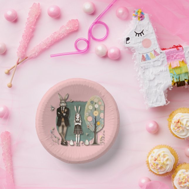 Papierartikel zum Essen im Papierkorb Pappteller (Party)