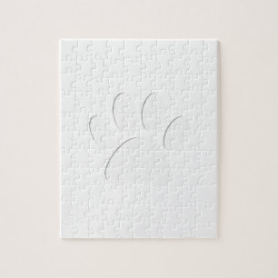 Papierausschnitt Dog-Druck Puzzle