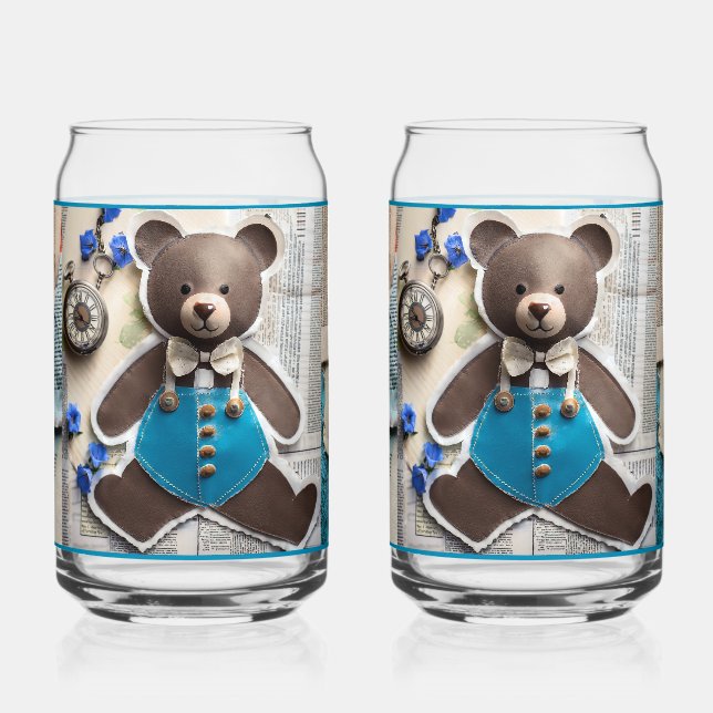 Papierbär Soda Glas (Vorderseite)
