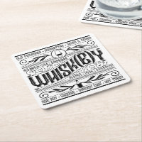 PapierBar-Untersetzer: Whisky/Whisky
