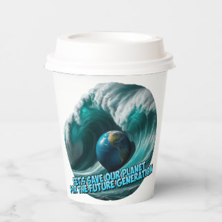 Papierbecher für den Blauen Planeten