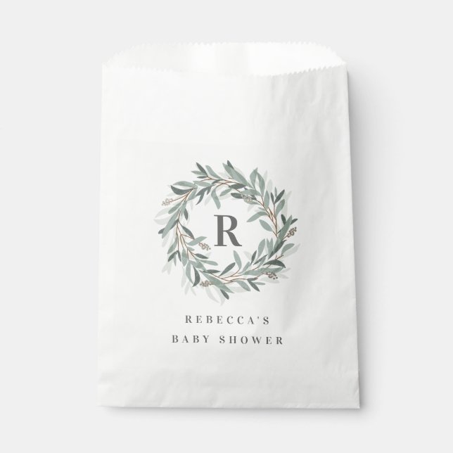 Papierbeutel für Monogramm Geschenktütchen (Vorderseite)