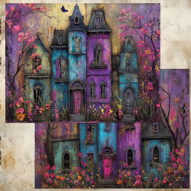 PAPIERBLATT (VIBRANT GOTHIC MANORS PAPER SHEET)