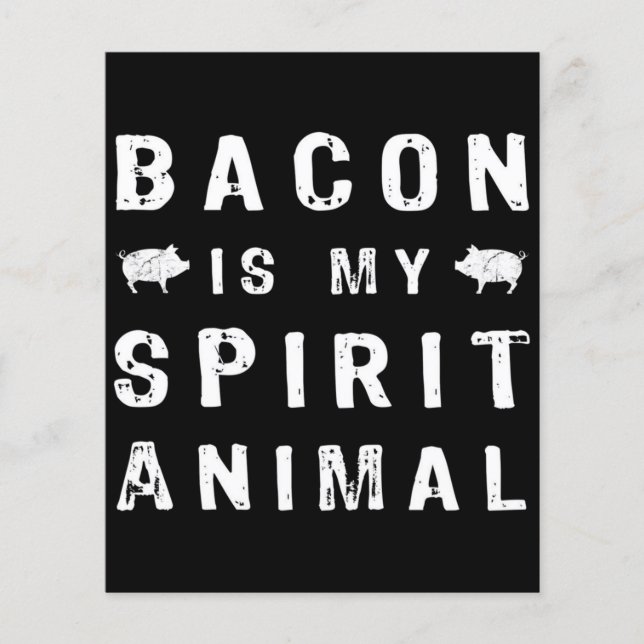 Papierblatt | Bacon Eggs Food | Party von Lebensmi (Vorderseite)