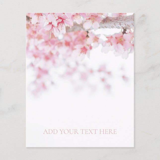 PAPIERBLATT: CHERRY BLOSSOM (Vorderseite)