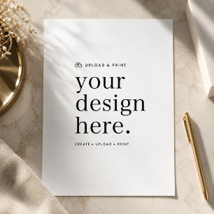 Papierblatt Design-Upload 8,5x 11 US Letter