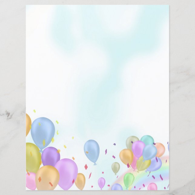 Papierblatt für Balloons (Vorderseite)