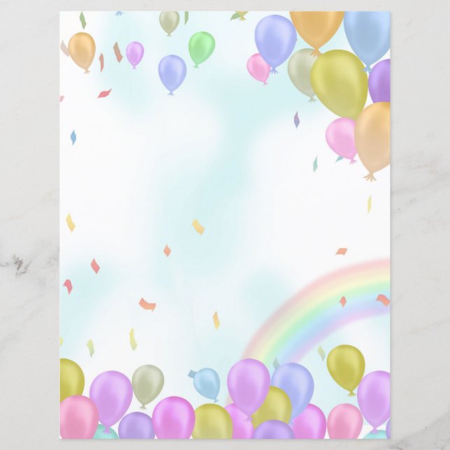 Papierblatt für Balloons (Vorderseite)