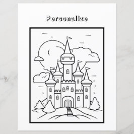 Papierblatt für Farbschloss