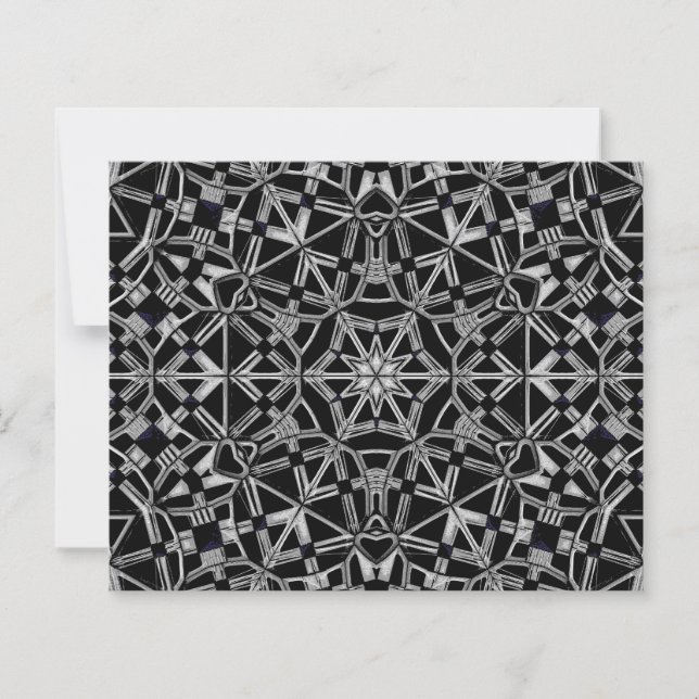 Papierblatt Industrial Mandala (Vorderseite)