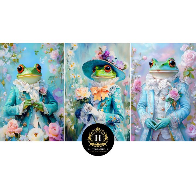 Papierblätter für Froschfräse Geschenkpapier Set (Von Creator hochgeladen)