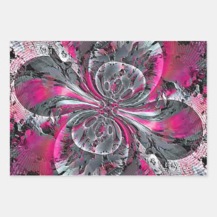 Papierblätter für gemischte Signale Geschenkpapier Set