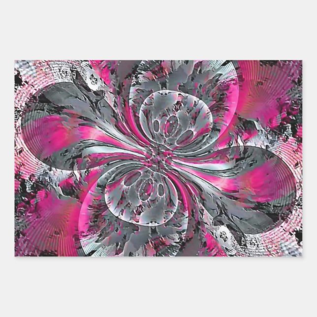 Papierblätter für gemischte Signale Geschenkpapier Set (Vorderseite)