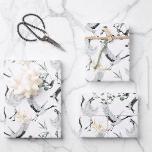 Papierblätter für japanische Krane Geschenkpapier Set