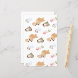 Papierblätter für japanische Wagashi-Muster