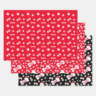 Papierblätter für kundenspezifische Dog-Knochen Geschenkpapier Set