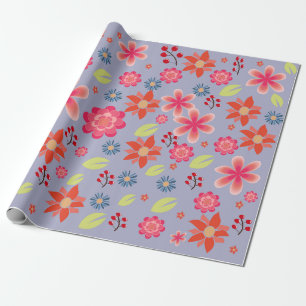 Papierblätter für Muster aus hellem Flor Geschenkpapier