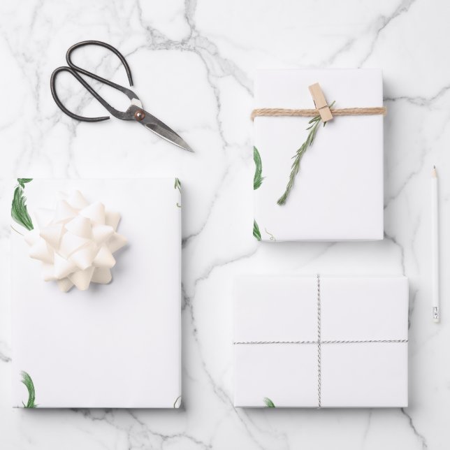 Papierblätter Geschenkpapier Set (Vorderseite)