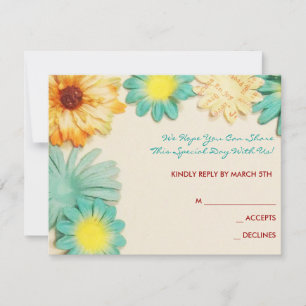 PapierBlumen-Aqua-Schläger Mitzvah Einladung laden