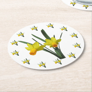 Papierblüten - Untersetzer