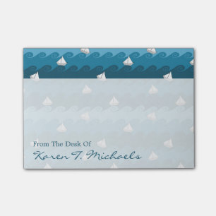 Papierboots-Muster   addieren Ihren Namen Post-it Klebezettel